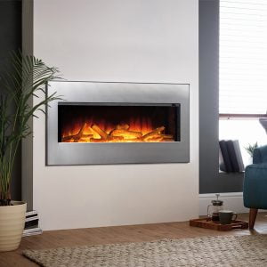 Ex-Display Flamerite OmniGlide 900 With Grey Mirror Trim & Radia Flame