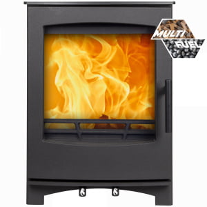 Mi-Flues Tinderbox Multi-fuel Medium Stove Package