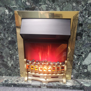 Burley Brass Electric Fire